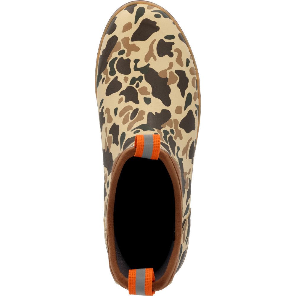 Xtratuf Men's 6" Ankle Deck Boot Duck Camo/Tan