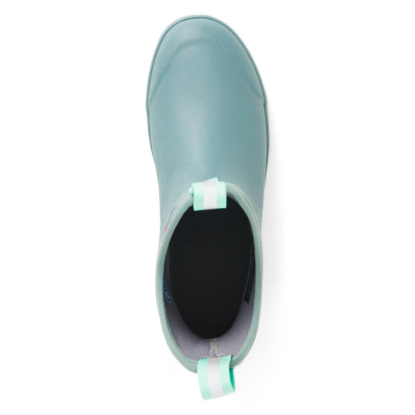 Open-Box Xtratuf Women's 6 In Ankle Deck Boot Trooper Blue/Beach Glass 10