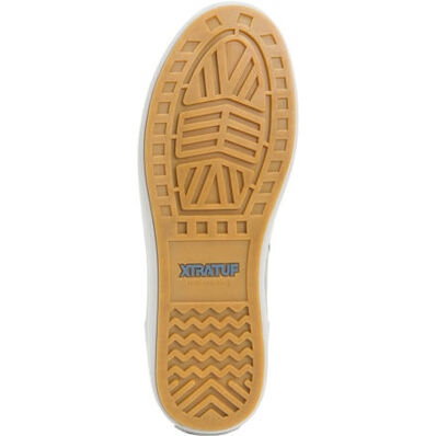 Open-Box Xtratuf Women's 6 In Leather Ankle Deck Boot Dolphin Gray/Beach Glass 5.5