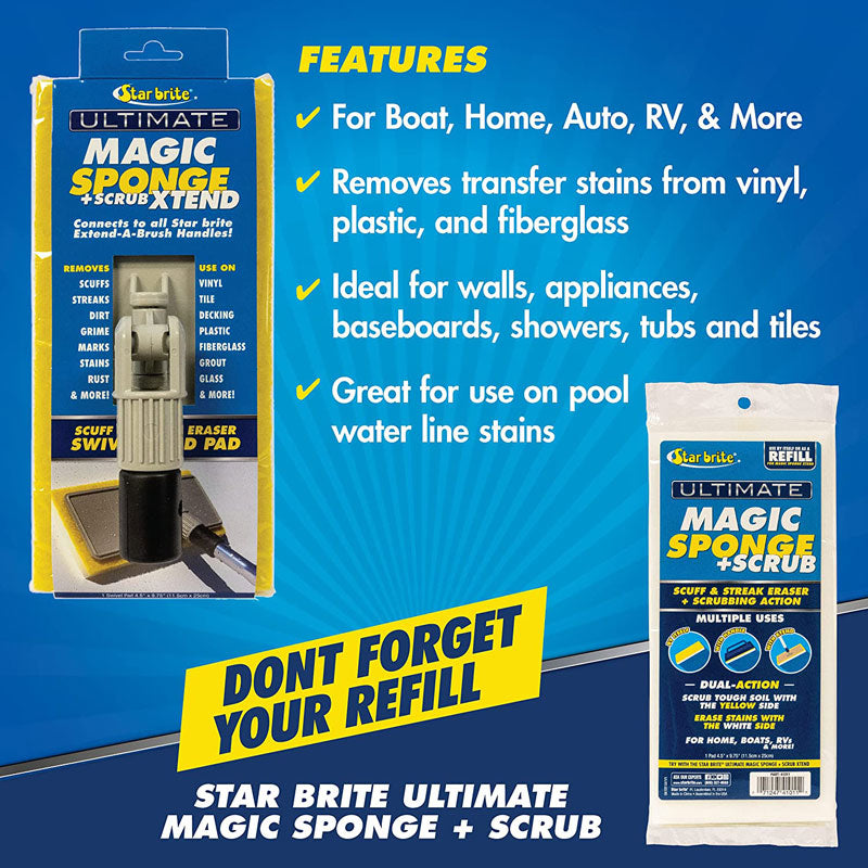 Ultimate Magic Sponge + Scrub Extend