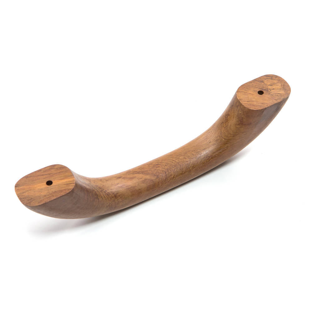 Solid Teak Grab Handle, 9-3/4" Long