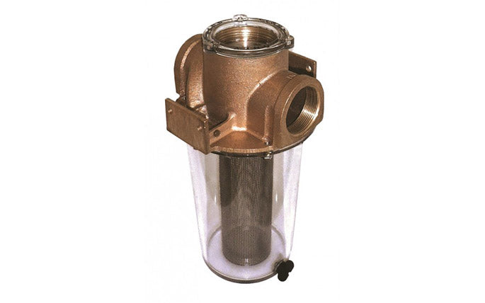 3" Bronze Raw Water Strainer with Monel Basket, ARG-3020