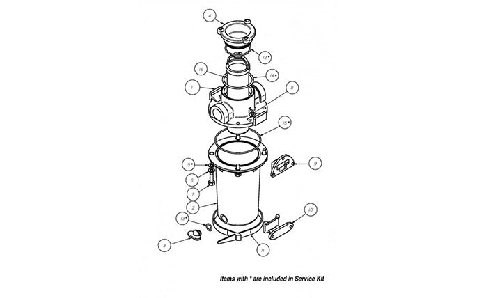 3" Bronze Raw Water Strainer with Monel Basket, ARG-3020