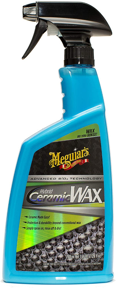 Meguiar's Hybrid Ceramic Wax bottle with spray nozzle