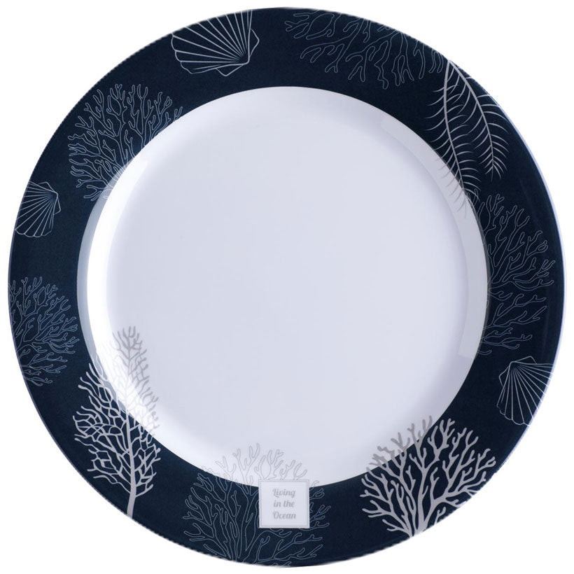Melamine Dinner Plate, Living, 6 Pcs