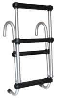 4-Step Removable Folding Ladder Anodized Aluminum