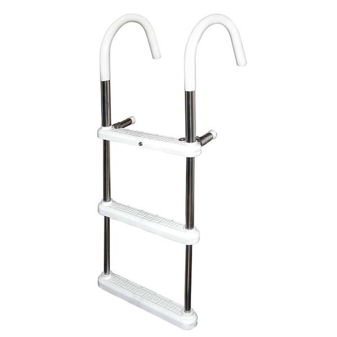 3-Step Anodized Aluminum Gunwale 7" Hook Ladder