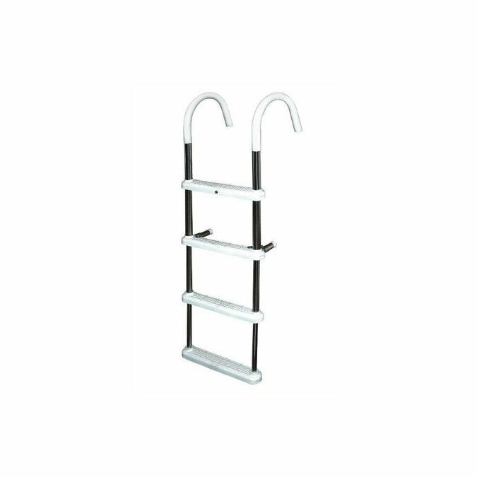 4-Step Anodized Aluminum Gunwale 11" Hook Ladder