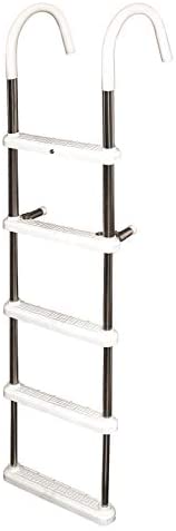 5-Step Anodized Aluminum Gunwale 11" Hook Ladder