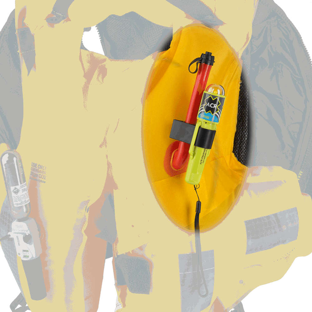 Life Jacket Emergency Signal Light, LED C-Strobe H2O, Water & Manual Activation