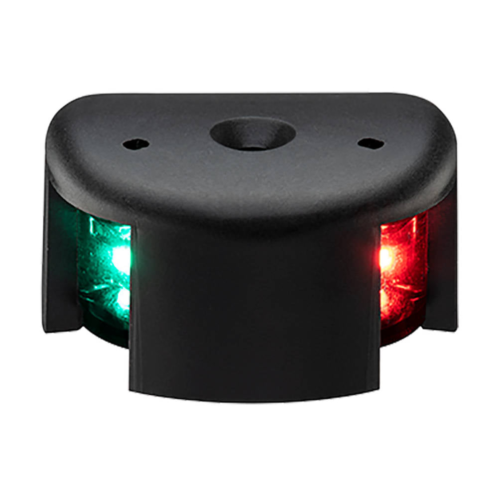 Aqua Signal Series 28 Bi-Color LED Deck Mount Light, Black Housing, 28100-7