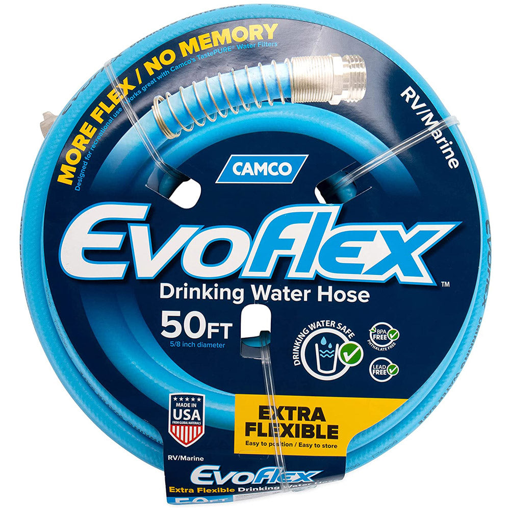 Camco EvoFlex Fresh Water Hose, 5/8" ID