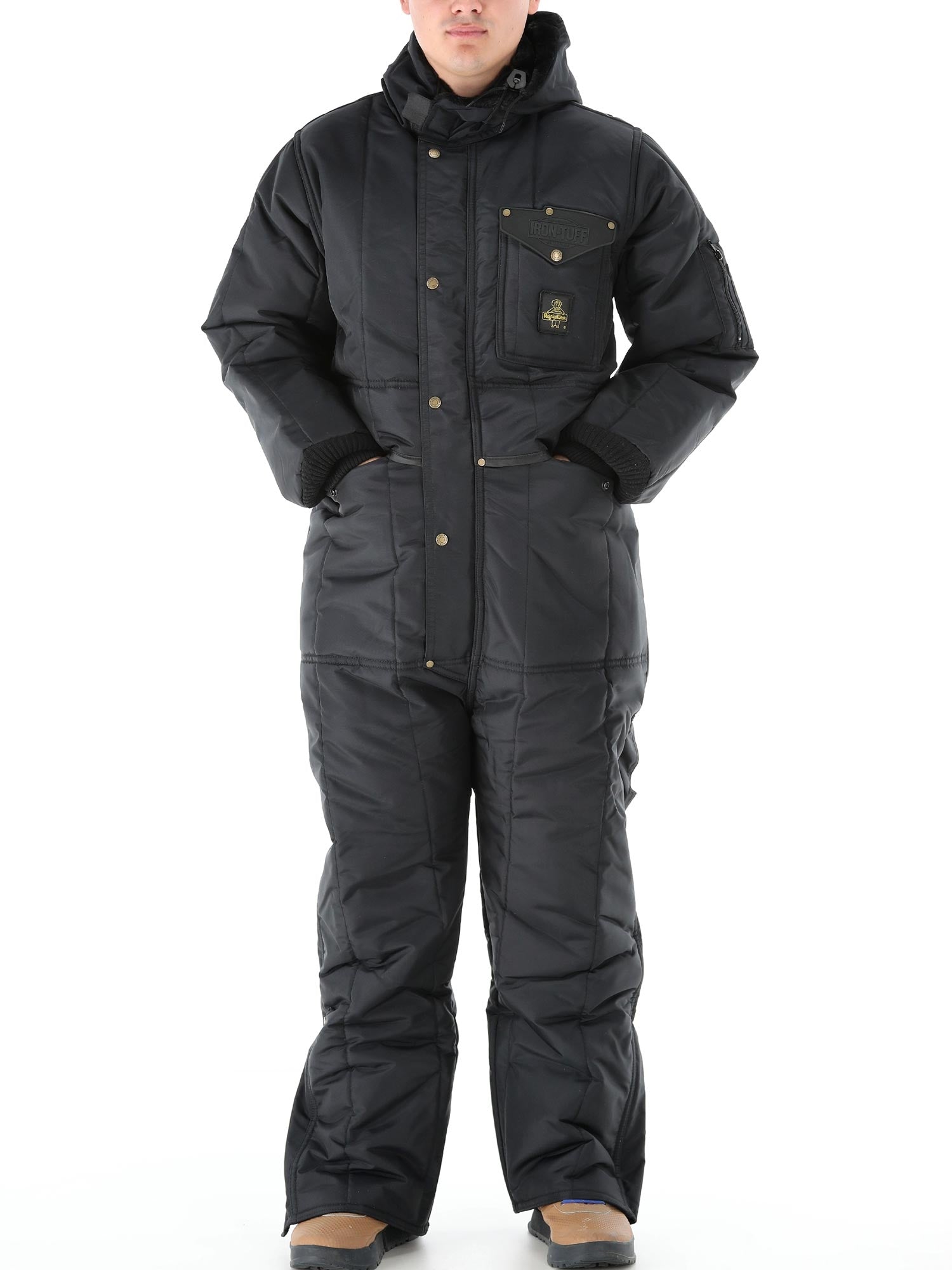 Iron-Tuff® Coveralls with Hood, Navy