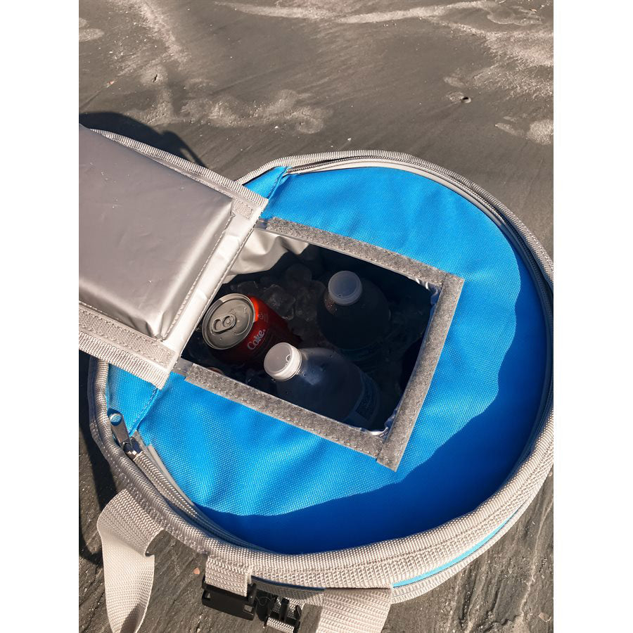 Camco Pop-Up Cooler, Blue, With Bottle Opener