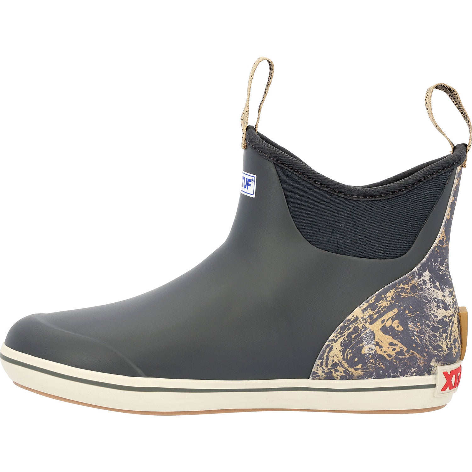 Men's 6 Inch Ankle Deck Boot Blue & Gray