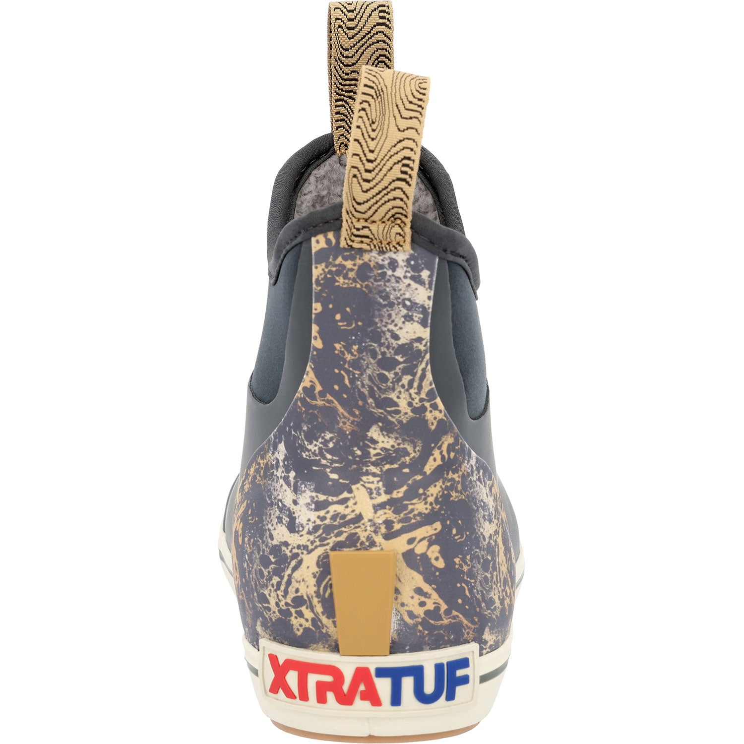 Men's 6 Inch Ankle Deck Boot Blue & Gray