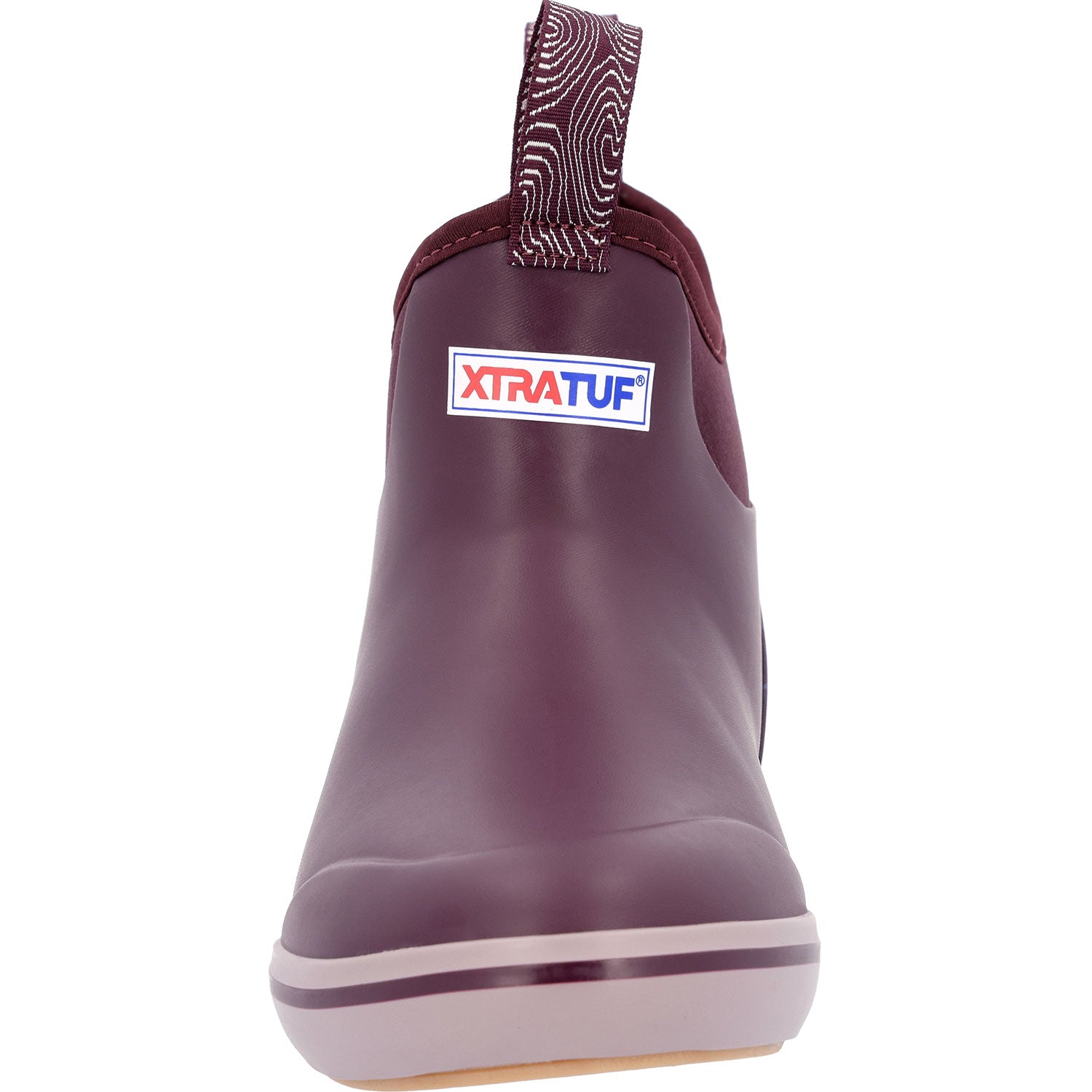 Xtratuf Women's 6 Inch Ankle Deck Boot, Purple & Stone Gray