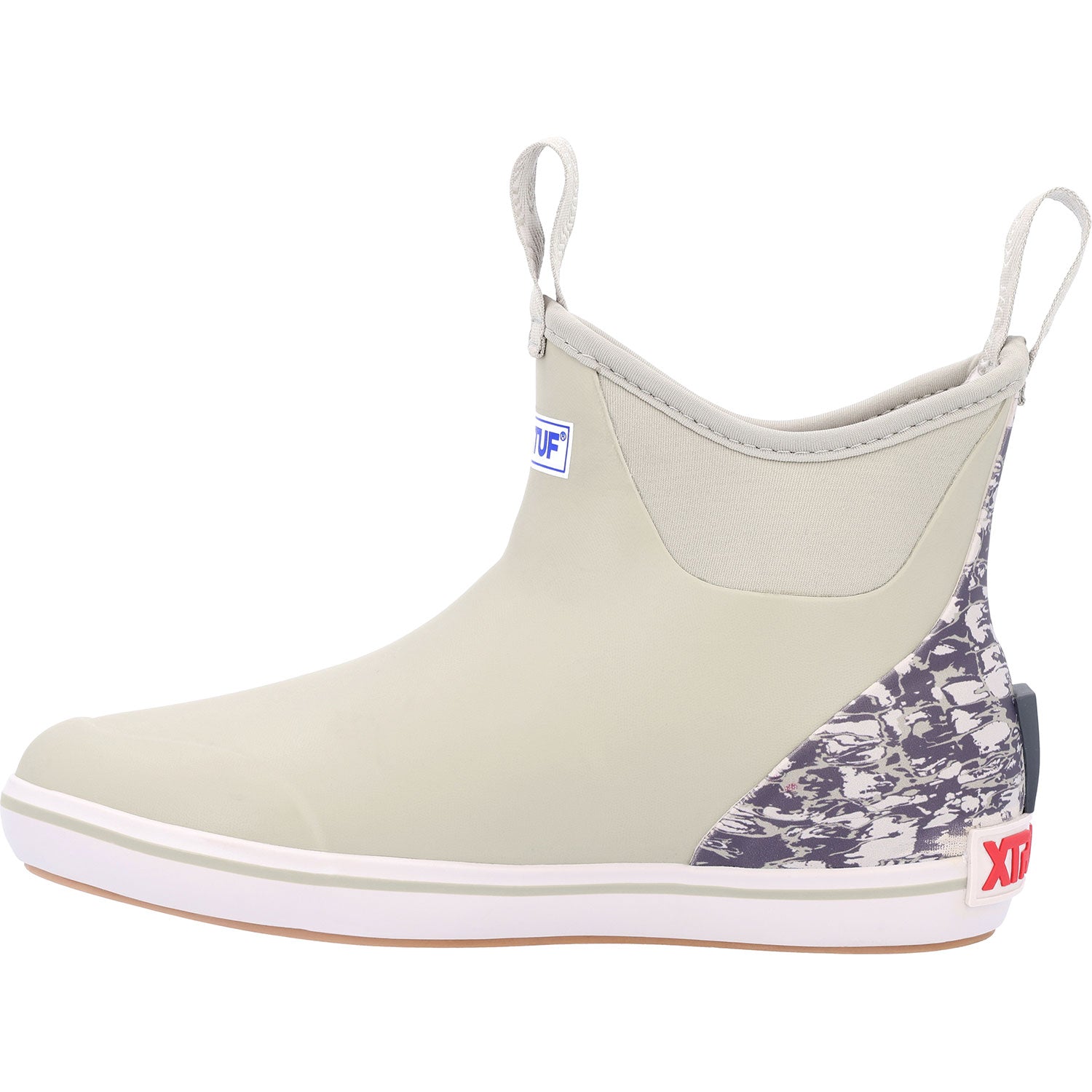 Xtratuf Women's 6 Inch Ankle Deck Boot, Purple & Stone Gray