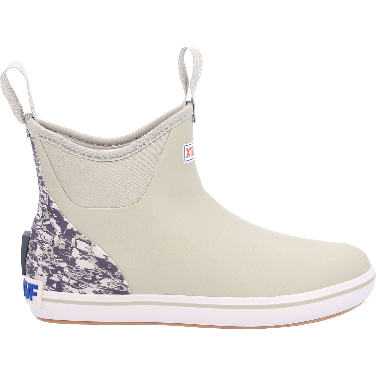Xtratuf Women's 6 Inch Ankle Deck Boot, Purple & Stone Gray