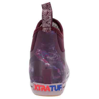 Open Box -Xtratuf Women's 6 Inch Ankle Deck Boot, Purple & Stone Gray