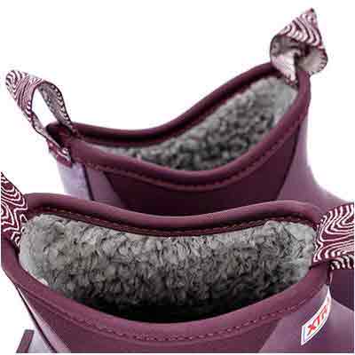 Open Box -Xtratuf Women's 6 Inch Ankle Deck Boot, Purple & Stone Gray