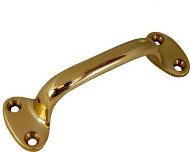 6" Sand Cast Brass Lift Handle, Bulk