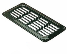 ABS Louvered Vent, Black