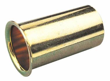 Brass Drain Tube, 1" x 1 7/8", Bulk