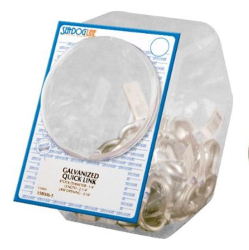 5/16" Galvanized Quick Link, 25-Count POP Display