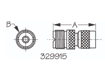 UHF/TNC Handheld Radio Cable Adapter