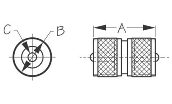 Double Male UHF Cable Connector