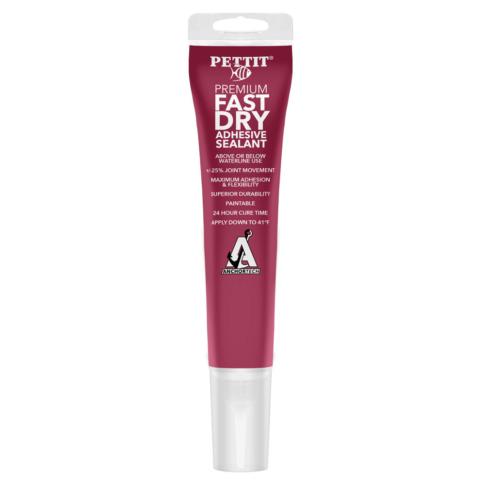 Pettit Anchor Tech Premium Fast Dry, Waterproof, Permanent, and Paintable Adhesive Sealant