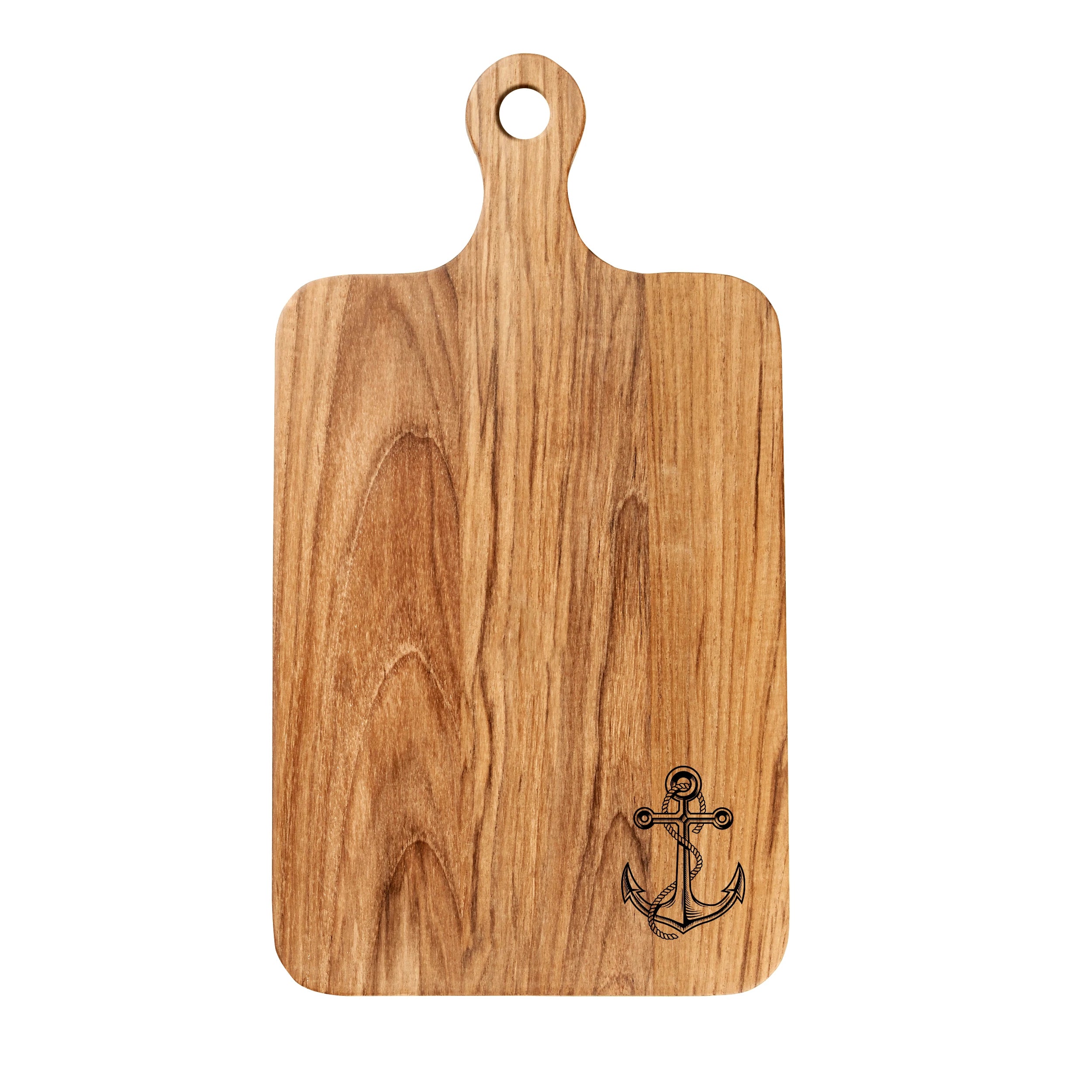 Charcuterie Board w/ Anchor Design - Large, 10" x 14"