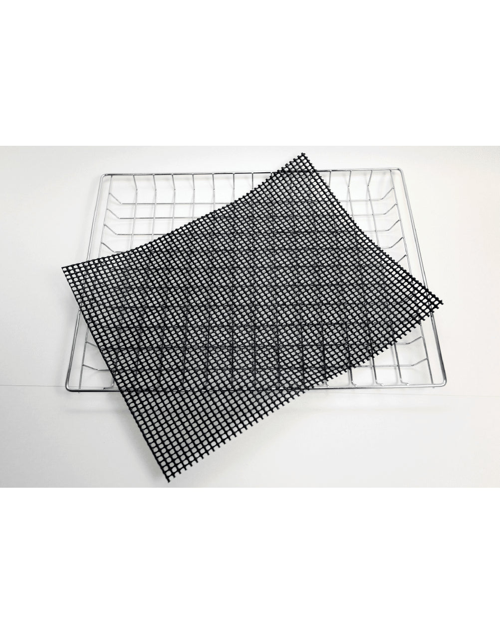 Black Non-Stick Silicone Mats, 4-Pack