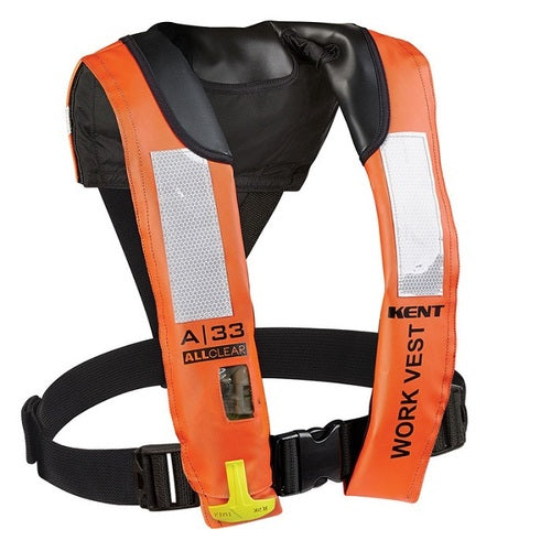 A-33 Automatic Inflatable Work Life Jacket