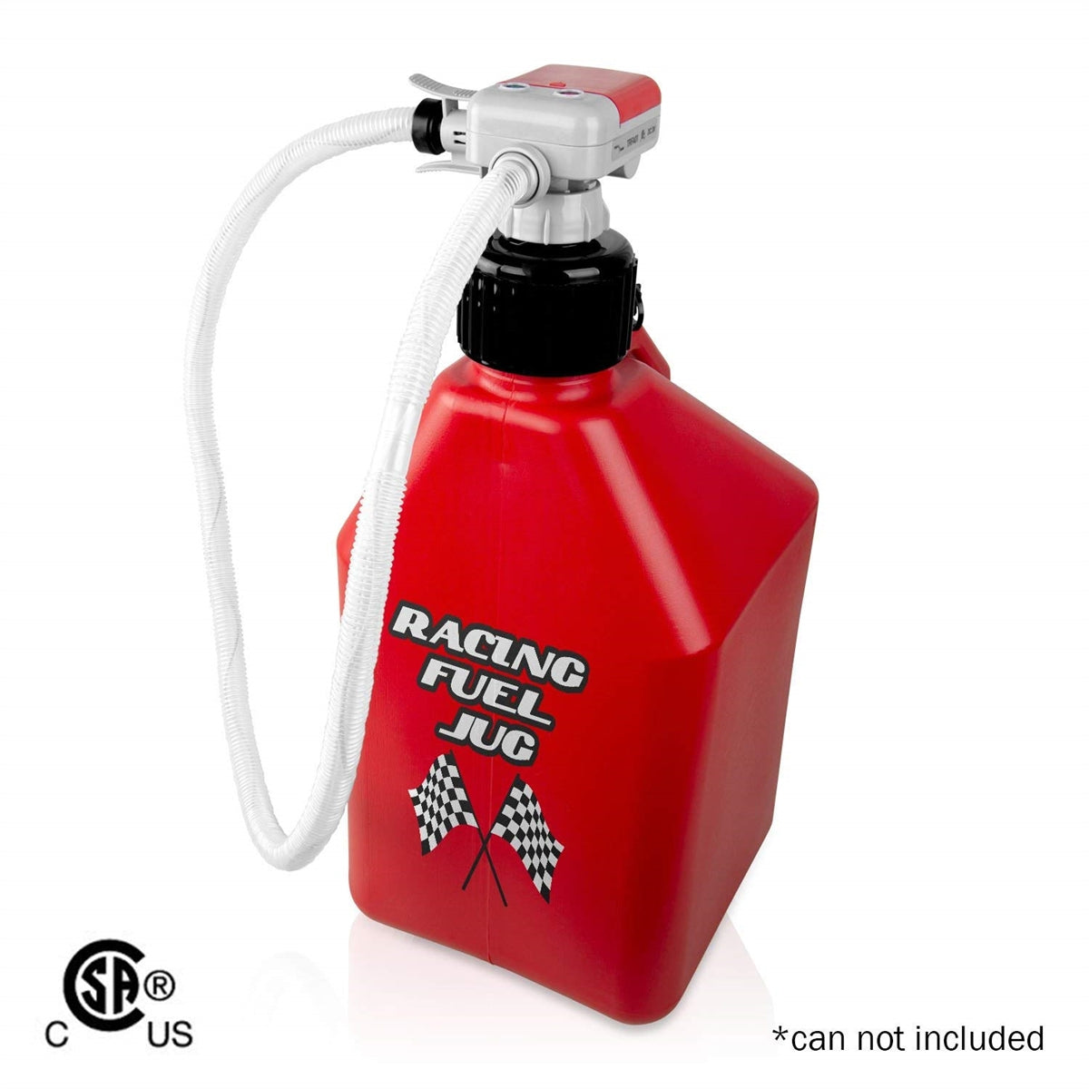 TRFA01-XL - Battery Powered Fuel Transfer Pump w/ Extended Hoses and 4th Adapter