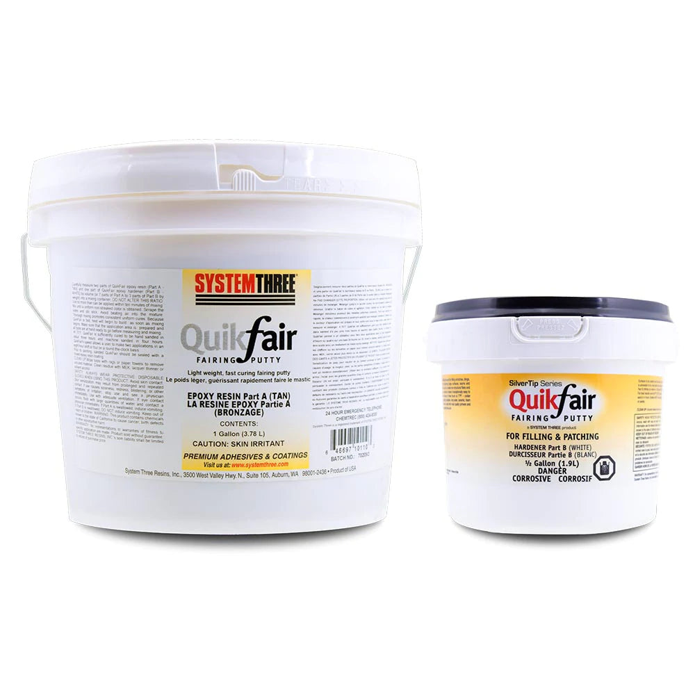 SilverTip QuikFair Epoxy Fairing Putty Kit, 1.5 GA