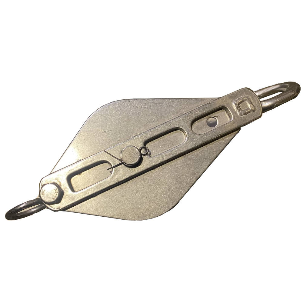 Stainless Steel Snatch Block with Swivel Eye, 4"
