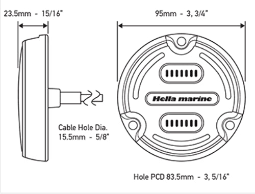 Apelo A2 Aluminum RGB Underwater Light