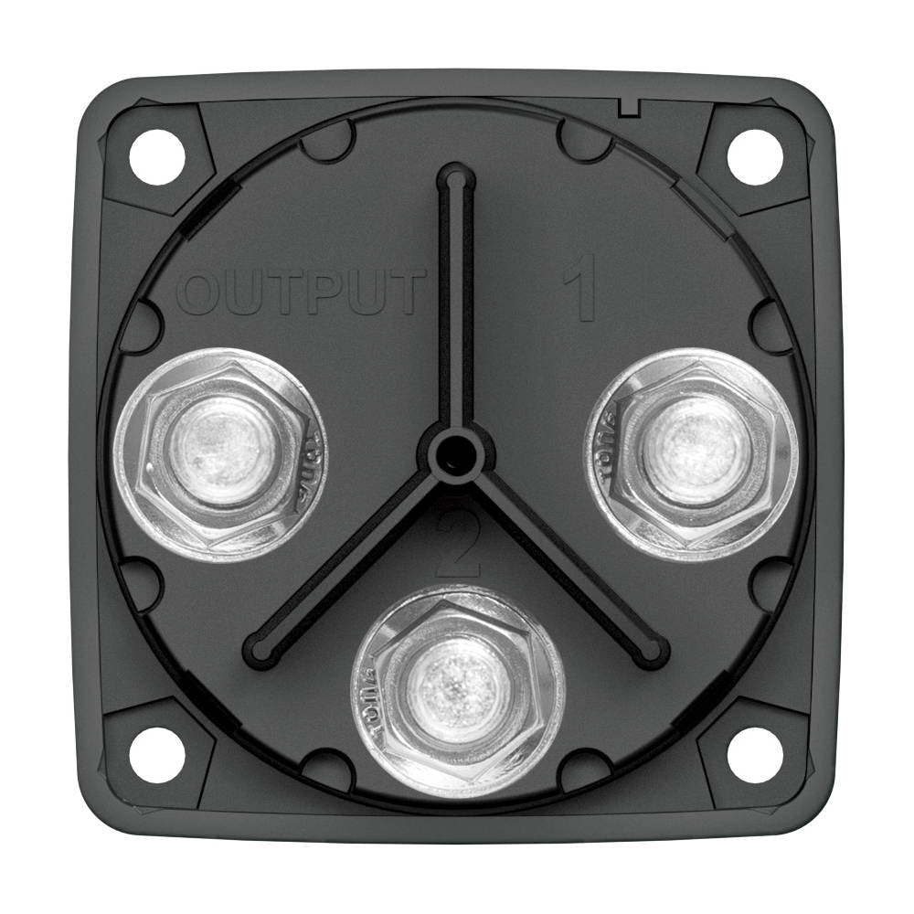 Blue Sea Systems, m-Series Battery Selector Switch, 4 Position, Black