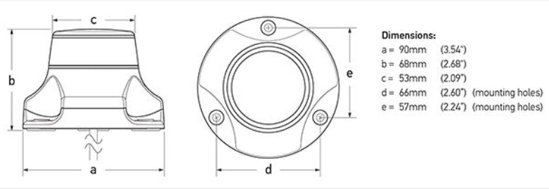2 NM NaviLED 360 PRO - All Round White Navigation Lamp