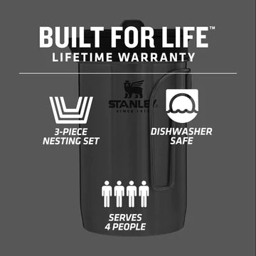 All-In-One Boil + Brew French Press, 32 oz.