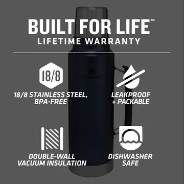 Classic Legendary 1.5 qt. Insulated Bottle, Black