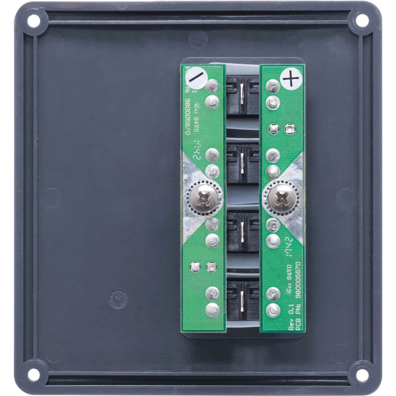 Water Resistant Circuit Breaker Switch Panel, Gray 4 Positions