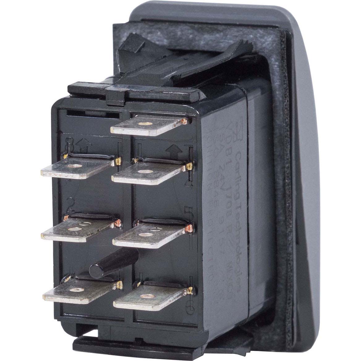 Contura Switch DPDT Black On-On