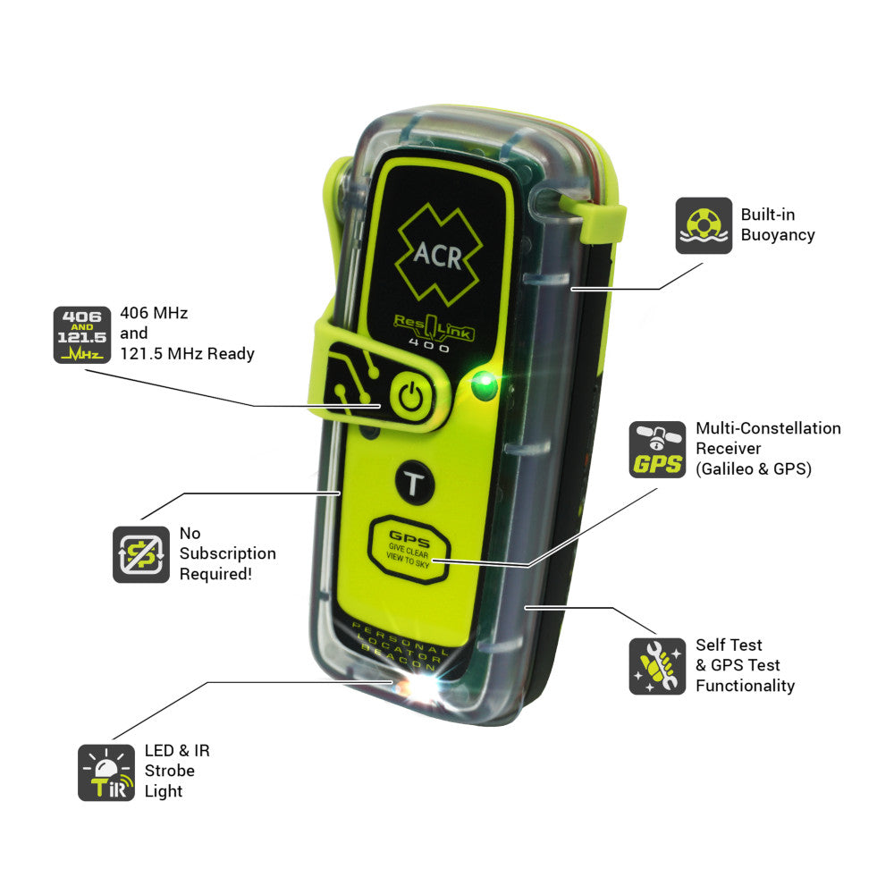Personal Locator Beacon, ACR ResQLink 400