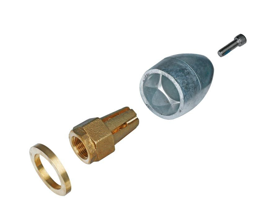 3.06" H Zinc Propeller Anode, CMPNDZC09