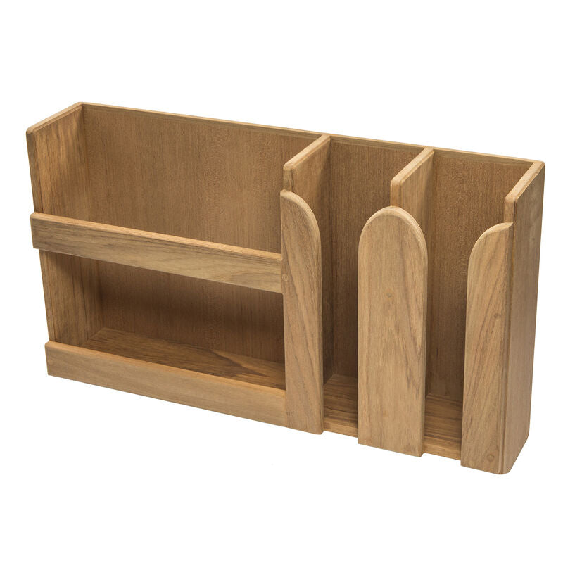 Teak Dish/Cup Holder