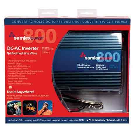 Samlex SAM-800-12, 800 Watt Modified Sine Wave Inverter