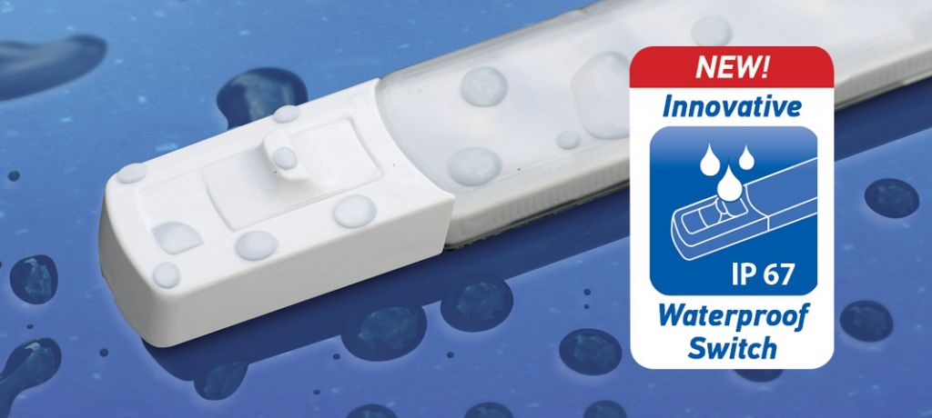 Dual Color (Red/White) LED Strip Light with Switch